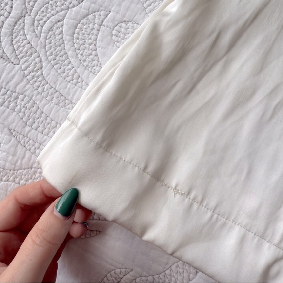 Abercrombie & Fitch - High-neck Draped Jumpsuit - White - Picture 7 of 15